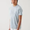 PATRICK ASSARAF Mercerized Pima Cotton High Neck T-Shirt | Men T-Shirts