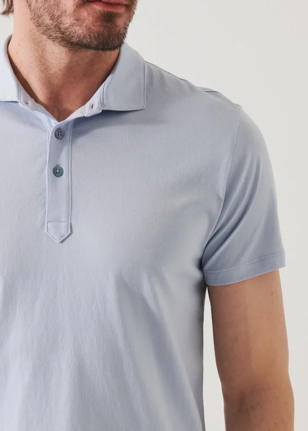 PATRICK ASSARAF Mercerized Pima Cotton Polo | Men Polos