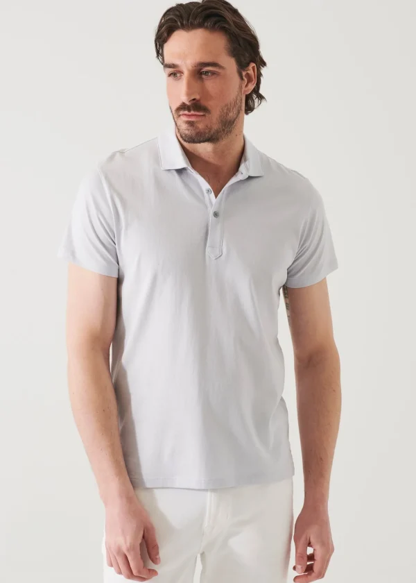 PATRICK ASSARAF Mercerized Pima Cotton Polo | Men Polos