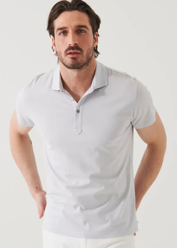 PATRICK ASSARAF Mercerized Pima Cotton Polo | Men Polos