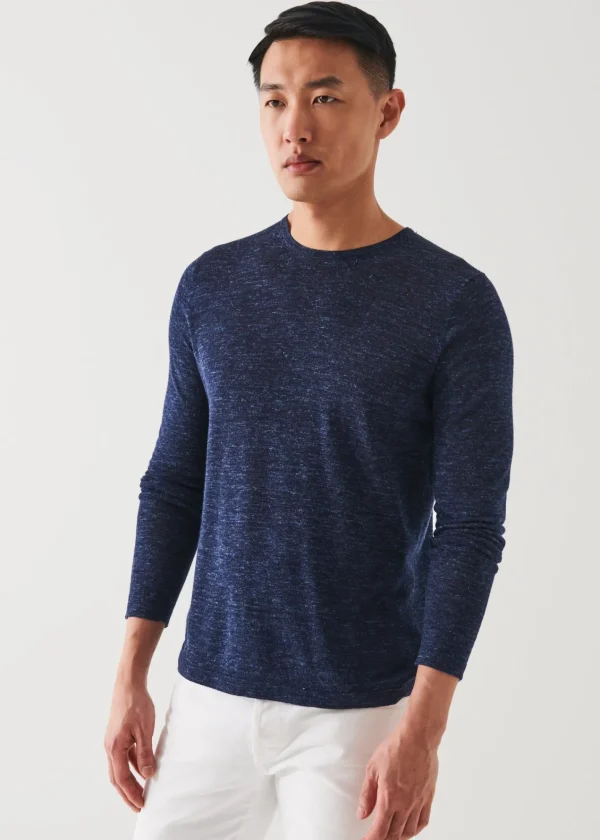 PATRICK ASSARAF Merino Blend Crewneck Sweater | Men Knitwear