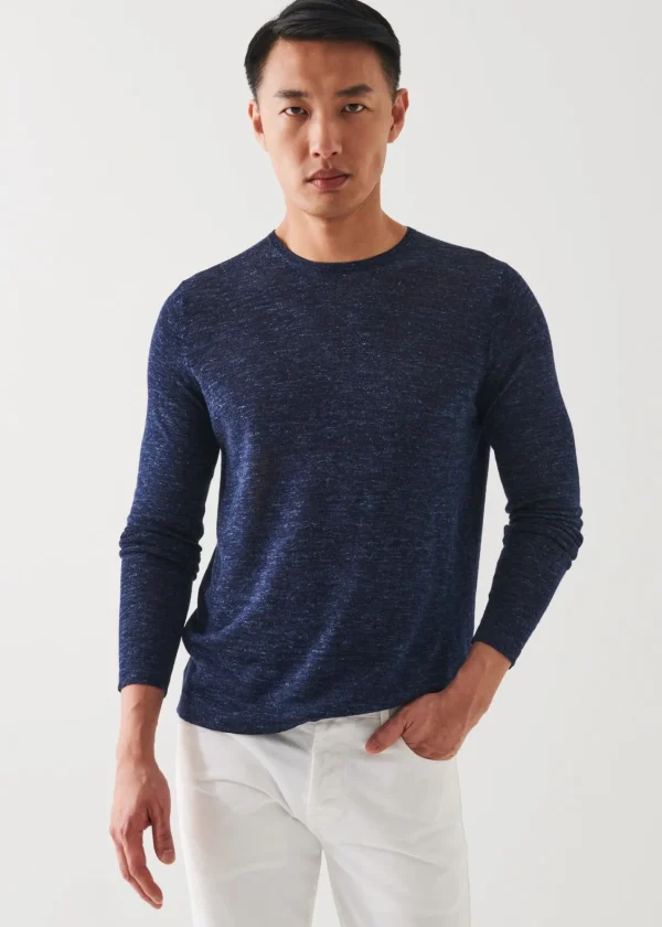 PATRICK ASSARAF Merino Blend Crewneck Sweater | Men Knitwear