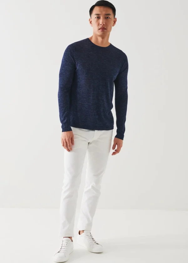 PATRICK ASSARAF Merino Blend Crewneck Sweater | Men Knitwear