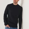 PATRICK ASSARAF Merino Cable Knit Sweater | Men Knitwear