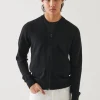 PATRICK ASSARAF Merino Full Zip Sweater | Men Knitwear