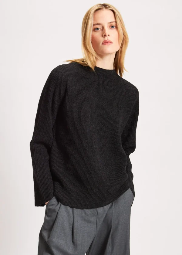 PATRICK ASSARAF Merino Mock Neck Sweater | Women Knitwear