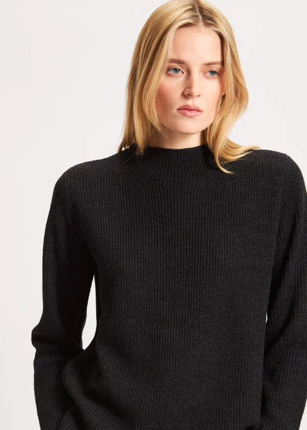 PATRICK ASSARAF Merino Mock Neck Sweater | Women Knitwear