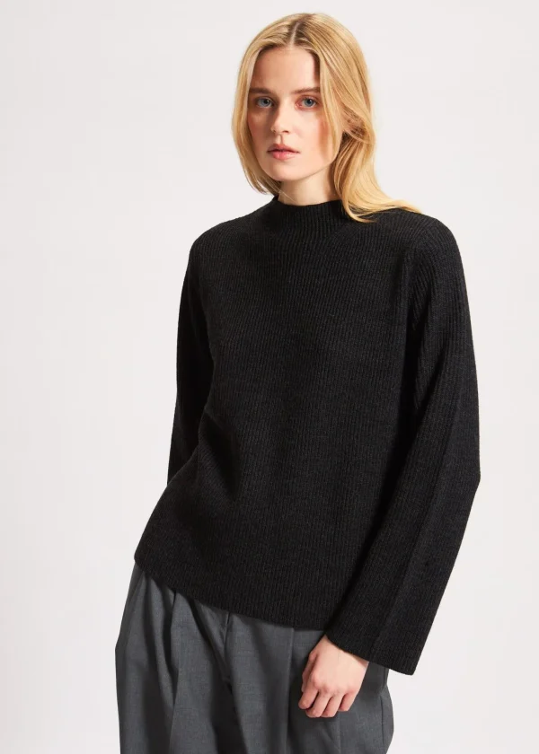 PATRICK ASSARAF Merino Mock Neck Sweater | Women Knitwear