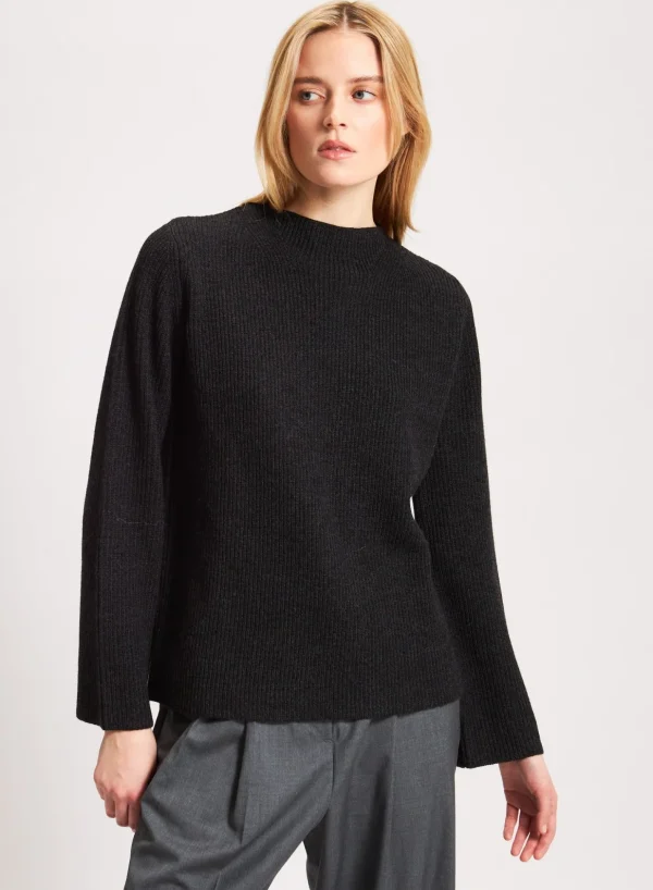 PATRICK ASSARAF Merino Mock Neck Sweater | Women Knitwear