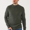 PATRICK ASSARAF Merino Ribbed Knit Sweater | Men Knitwear