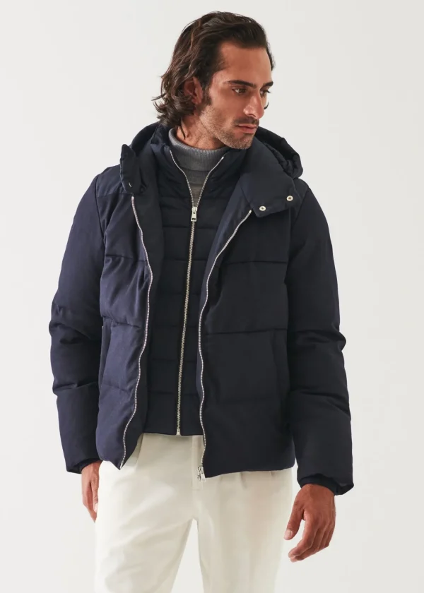 PATRICK ASSARAF Mix Media Quilted Bomber | Men Outerwear