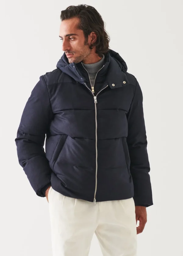 PATRICK ASSARAF Mix Media Quilted Bomber | Men Outerwear