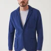 PATRICK ASSARAF Neat Textured Cotton Knit Blazer | Men Blazers