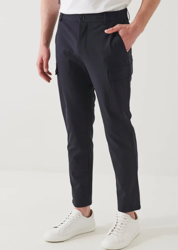 PATRICK ASSARAF Nucleo Nylon Stretch Cargo Pant | Men Bottoms