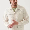 PATRICK ASSARAF Nylon Flap Pocket Shirt Jacket | Men Outerwear