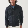 PATRICK ASSARAF Nylon Stretch Bomber Jacket | Men Outerwear