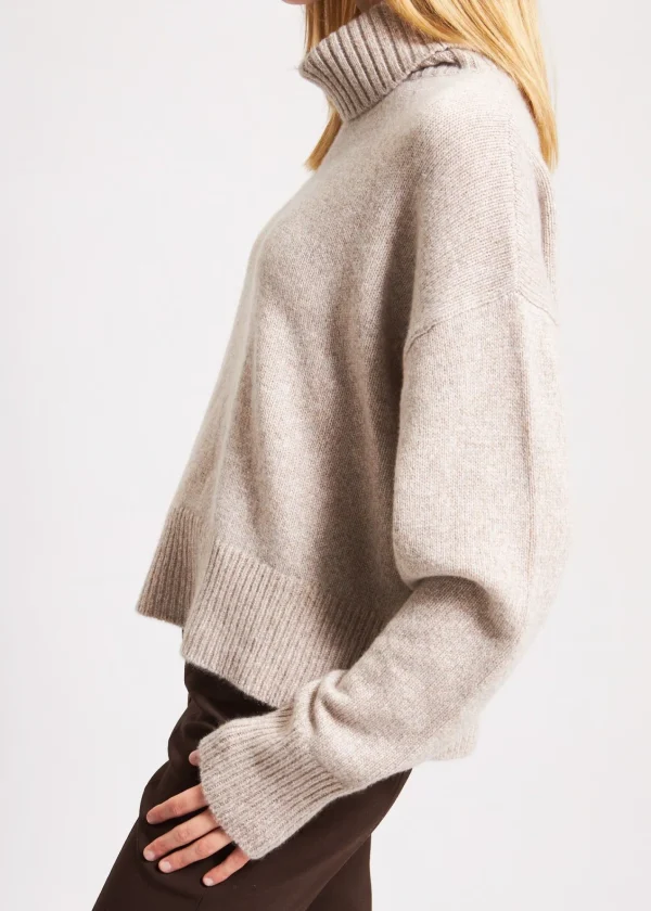 PATRICK ASSARAF Oversized Cashmere Turtleneck | Women Knitwear