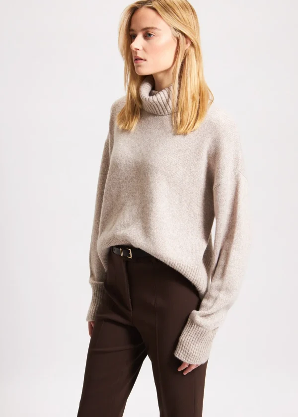 PATRICK ASSARAF Oversized Cashmere Turtleneck | Women Knitwear