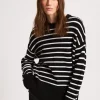 PATRICK ASSARAF Oversized Striped Crewneck | Women Knitwear