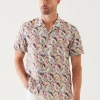 PATRICK ASSARAF Paisley Camp Collar Shirt | Men Shirts