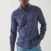 PATRICK ASSARAF Paisley Print Cotton Shirt | Men Shirts