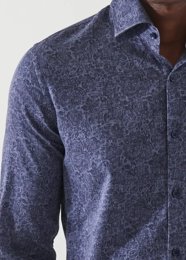 PATRICK ASSARAF Paisley Print Cotton Shirt | Men Shirts