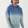 PATRICK ASSARAF Pima Cotton French Terry Degrade Popover Hoodie | Men Sweatshirts & Hoodies