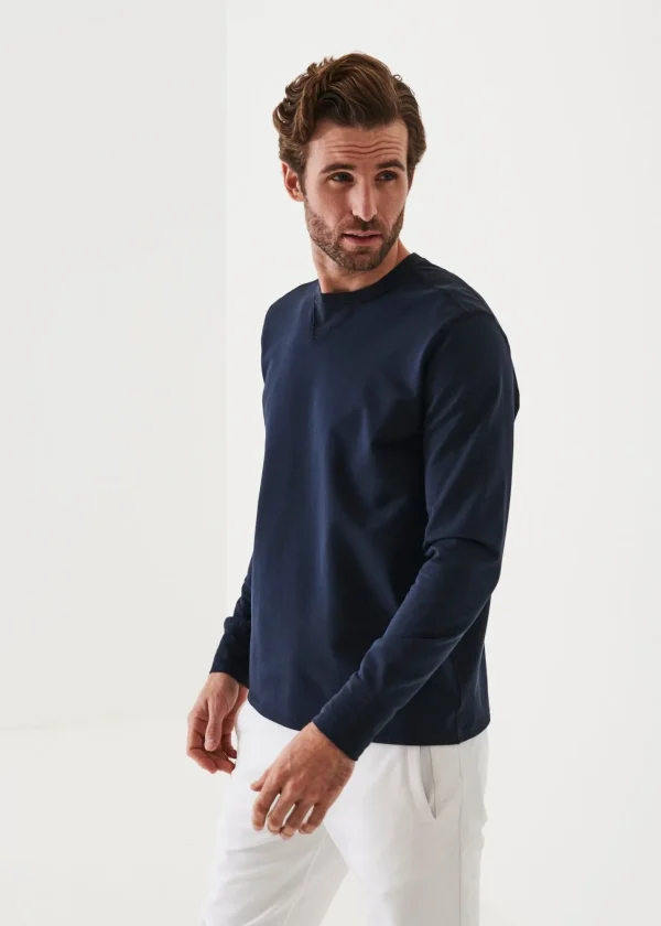 PATRICK ASSARAF Pima Cotton French Terry Sweatshirt | Men Sweatshirts & Hoodies