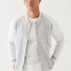 PATRICK ASSARAF Pima Cotton French Terry Bomber Jacket | Men Outerwear