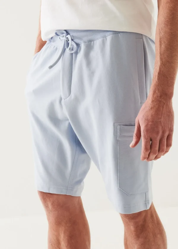 PATRICK ASSARAF Pima Cotton French Terry Cargo Short | Men Bottoms