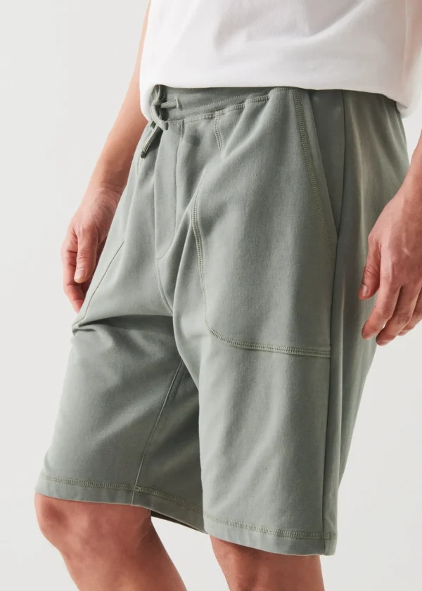 PATRICK ASSARAF Pima Cotton French Terry Drawstring Short | Men Bottoms