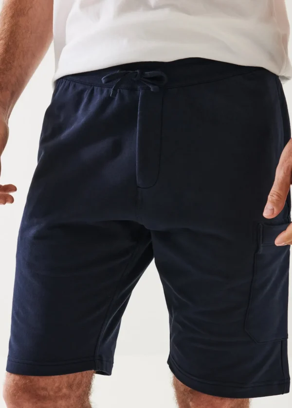 PATRICK ASSARAF Pima Cotton French Terry Cargo Short | Men Bottoms