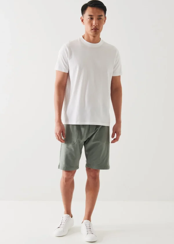 PATRICK ASSARAF Pima Cotton French Terry Drawstring Short | Men Bottoms