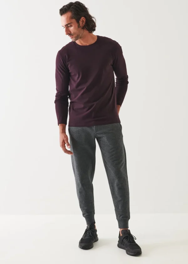 PATRICK ASSARAF Pima Cotton French Terry Fleece Jogger | Men Bottoms