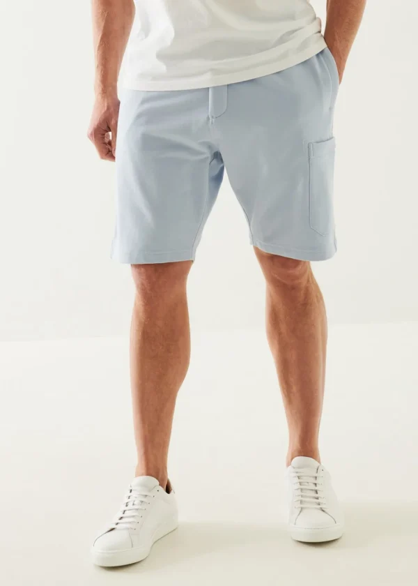 PATRICK ASSARAF Pima Cotton French Terry Cargo Short | Men Bottoms