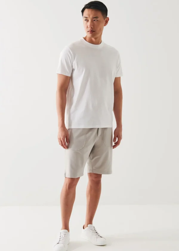 PATRICK ASSARAF Pima Cotton French Terry Drawstring Short | Men Bottoms