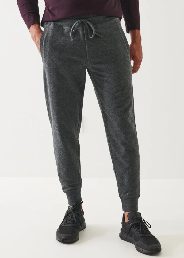 PATRICK ASSARAF Pima Cotton French Terry Fleece Jogger | Men Bottoms