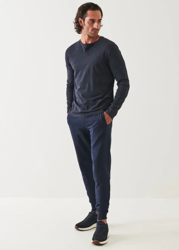 PATRICK ASSARAF Pima Cotton French Terry Fleece Jogger | Men Bottoms