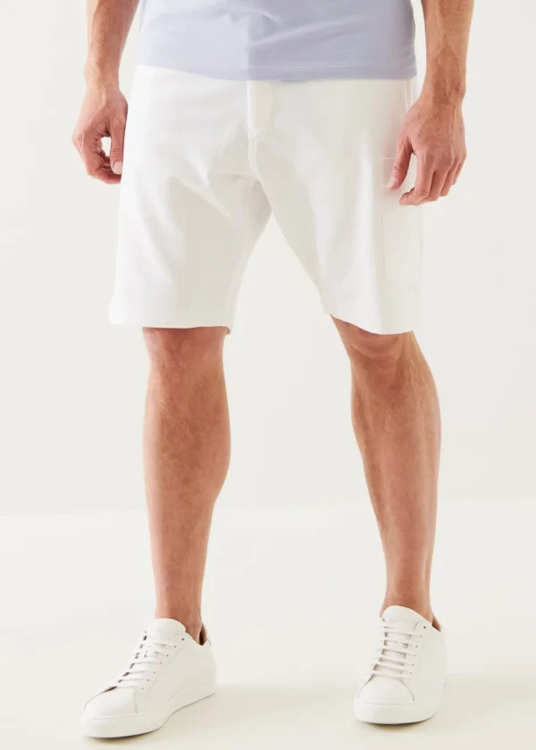 PATRICK ASSARAF Pima Cotton French Terry Cargo Short | Men Bottoms