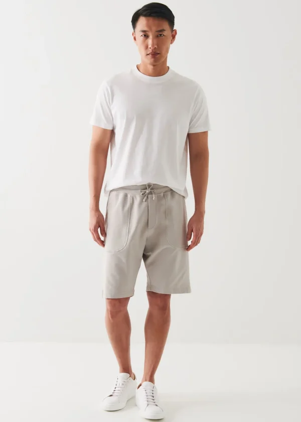 PATRICK ASSARAF Pima Cotton French Terry Drawstring Short | Men Bottoms