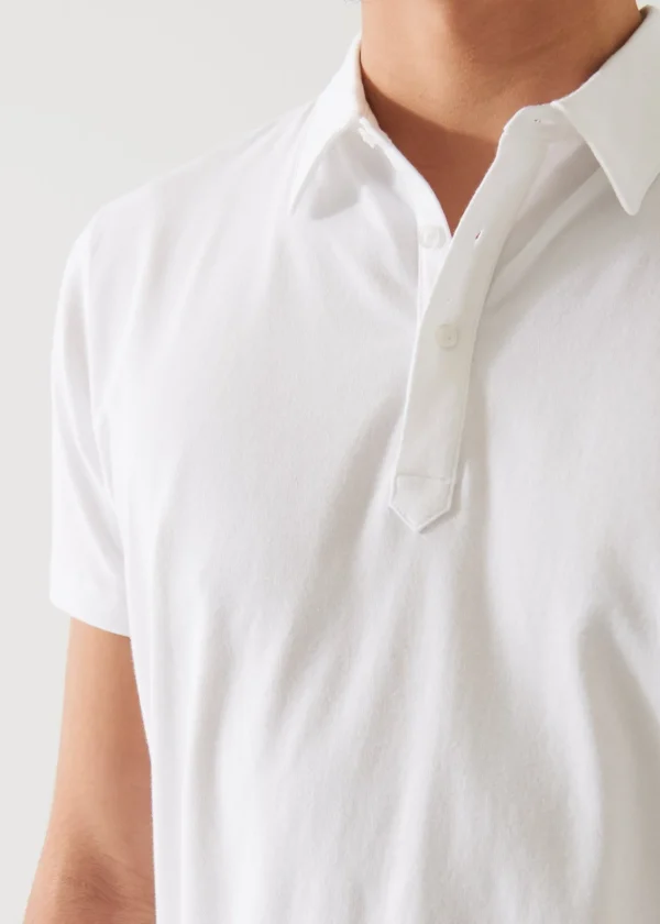 PATRICK ASSARAF Pima Cotton Short Sleeve Polo | Men Polos