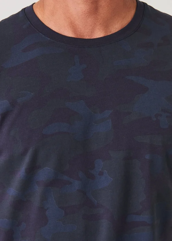 PATRICK ASSARAF Pima Cotton Stretch Camo T-Shirt | Men T-Shirts