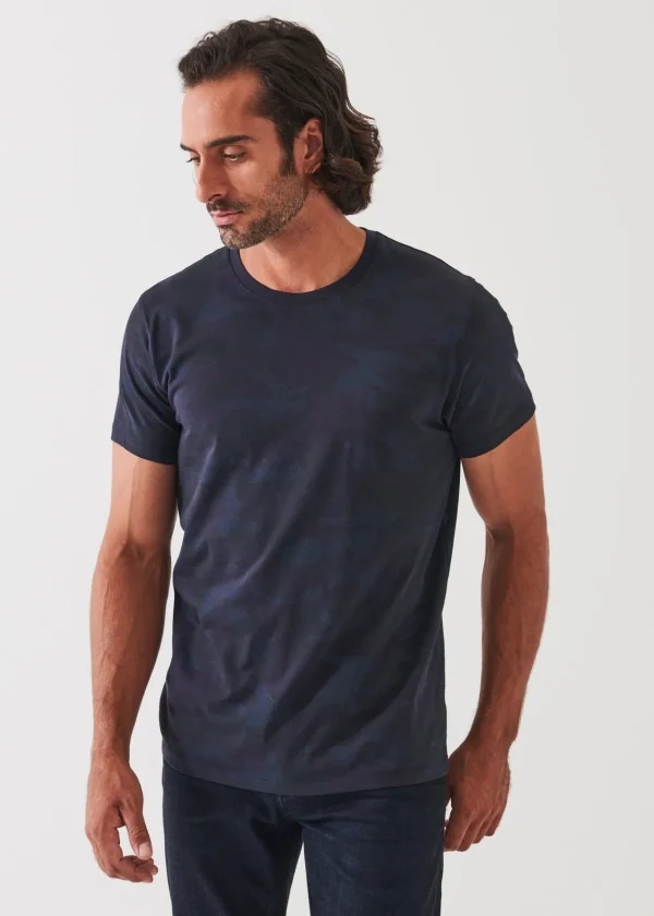 PATRICK ASSARAF Pima Cotton Stretch Camo T-Shirt | Men T-Shirts