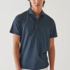 PATRICK ASSARAF Pima Cotton Stretch Printed Polo | Men Polos