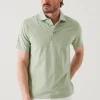 PATRICK ASSARAF Pima Cotton Stretch Printed Polo | Men Polos