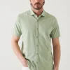 PATRICK ASSARAF Pima Cotton Stretch Printed Shirt | Men Shirts