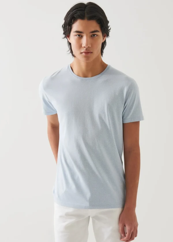 PATRICK ASSARAF Pima Cotton Stretch Printed T-Shirt | Men T-Shirts
