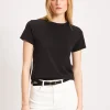 PATRICK ASSARAF Pima Cotton Stretch Slim T-Shirt | Women T-Shirts