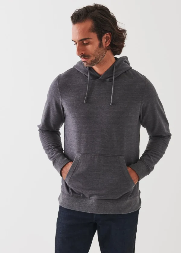 PATRICK ASSARAF Pima Stretch Fleece Hoodie | Men Sweatshirts & Hoodies