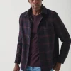 PATRICK ASSARAF Plaid Shirt Jacket | Men Outerwear